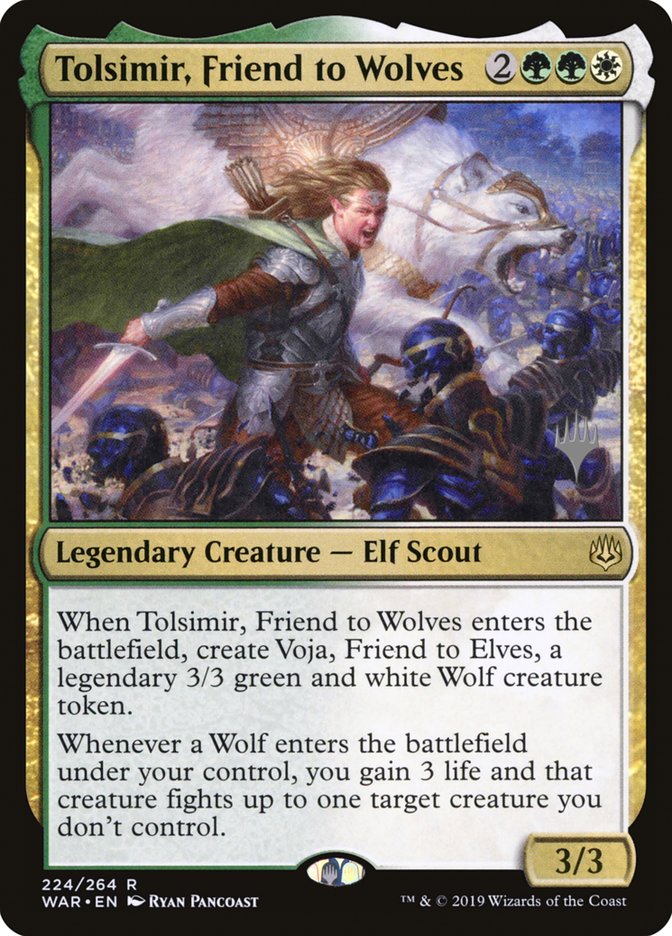 Tolsimir, Friend to Wolves [War of the Spark Promos] | Card Citadel