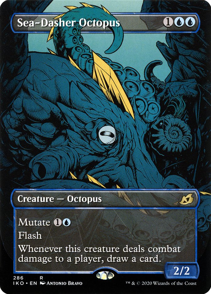 Sea-Dasher Octopus (Showcase) [Ikoria: Lair of Behemoths] | Card Citadel