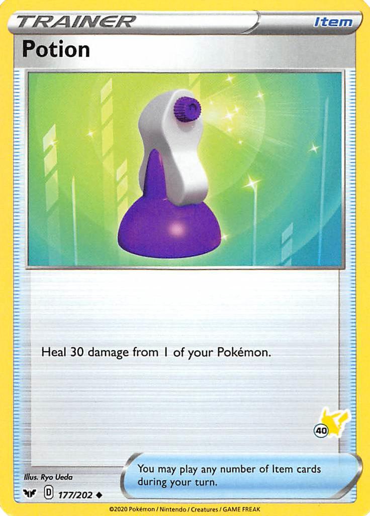 Potion (177/202) (Pikachu Stamp #40) [Battle Academy 2022] | Card Citadel