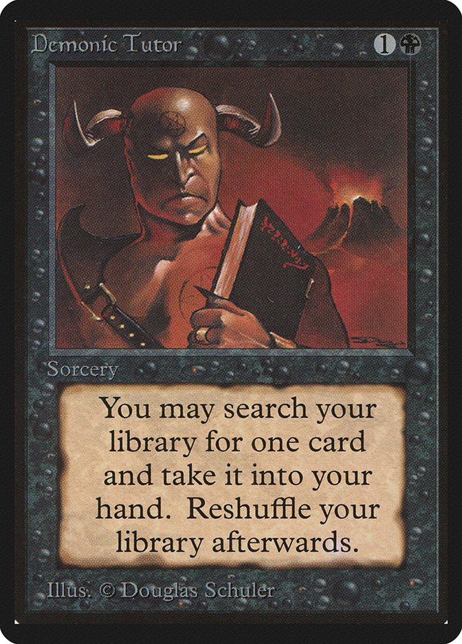 Demonic Tutor [Limited Edition Beta] | Card Citadel