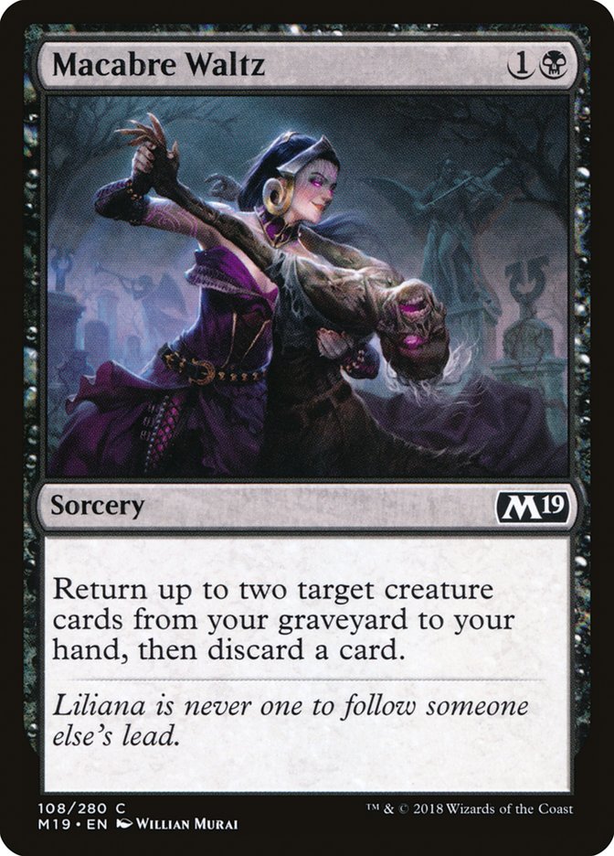 Macabre Waltz [Core Set 2019] | Card Citadel