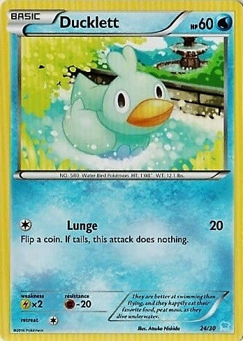Ducklett (24/30) [XY: Trainer Kit 3 - Suicune] | Card Citadel