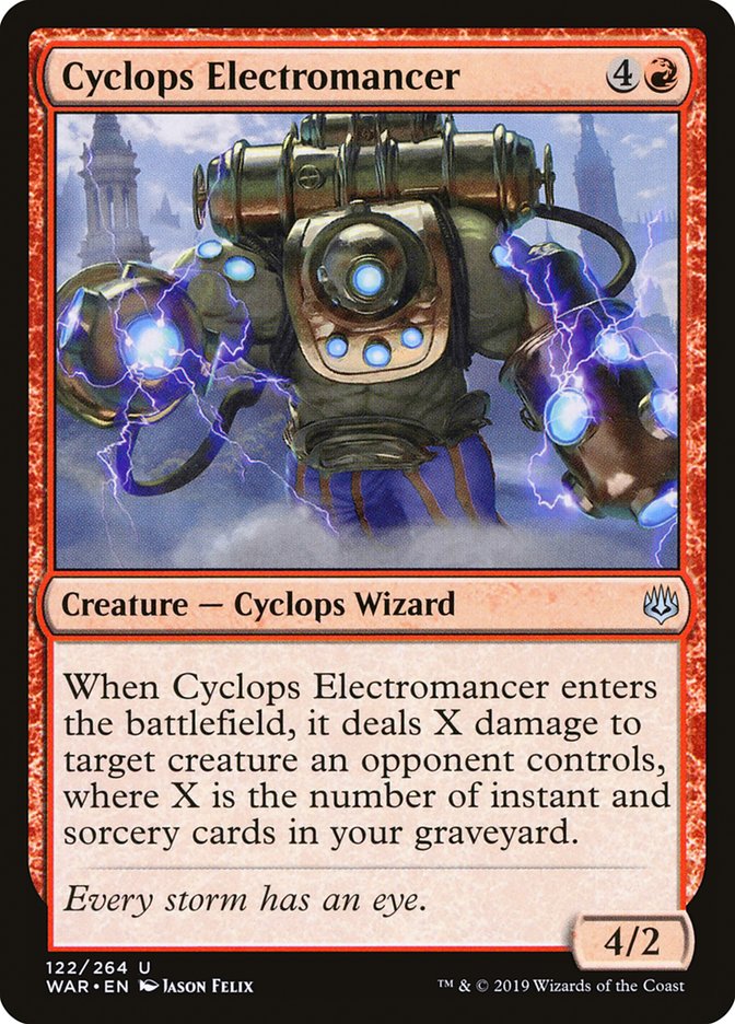 Cyclops Electromancer [War of the Spark] | Card Citadel