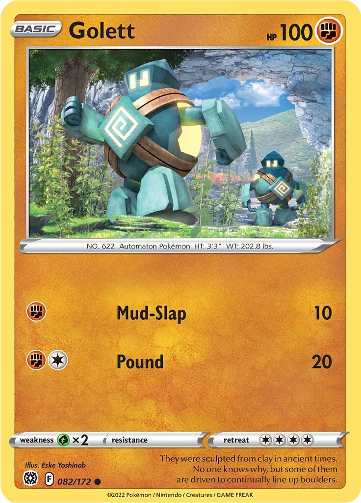 Golett (082/172) [Sword & Shield: Brilliant Stars] | Card Citadel