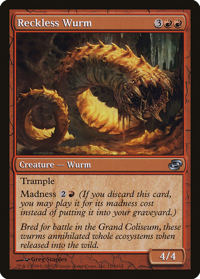 Reckless Wurm [Planar Chaos] | Card Citadel