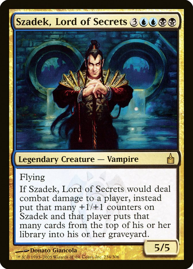 Szadek, Lord of Secrets [Ravnica: City of Guilds] | Card Citadel