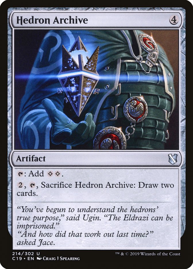 Hedron Archive [Commander 2019] | Card Citadel