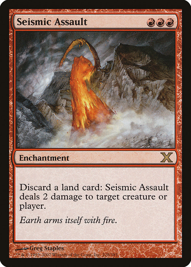 Seismic Assault [Tenth Edition] | Card Citadel