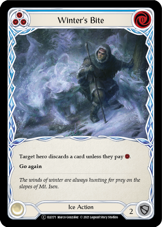 Winter's Bite (Blue) [U-ELE171] Unlimited Normal | Card Citadel