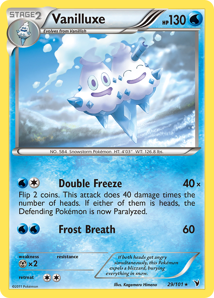 Vanilluxe (29/101) [Black & White: Noble Victories] | Card Citadel
