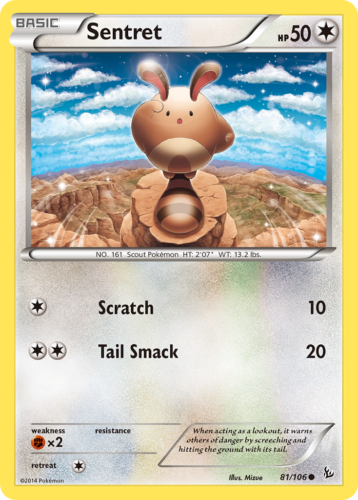 Sentret (81/106) [XY: Flashfire] | Card Citadel