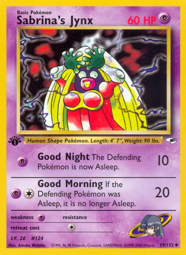 Sabrina's Jynx (59/132) [Gym Heroes 1st Edition] | Card Citadel