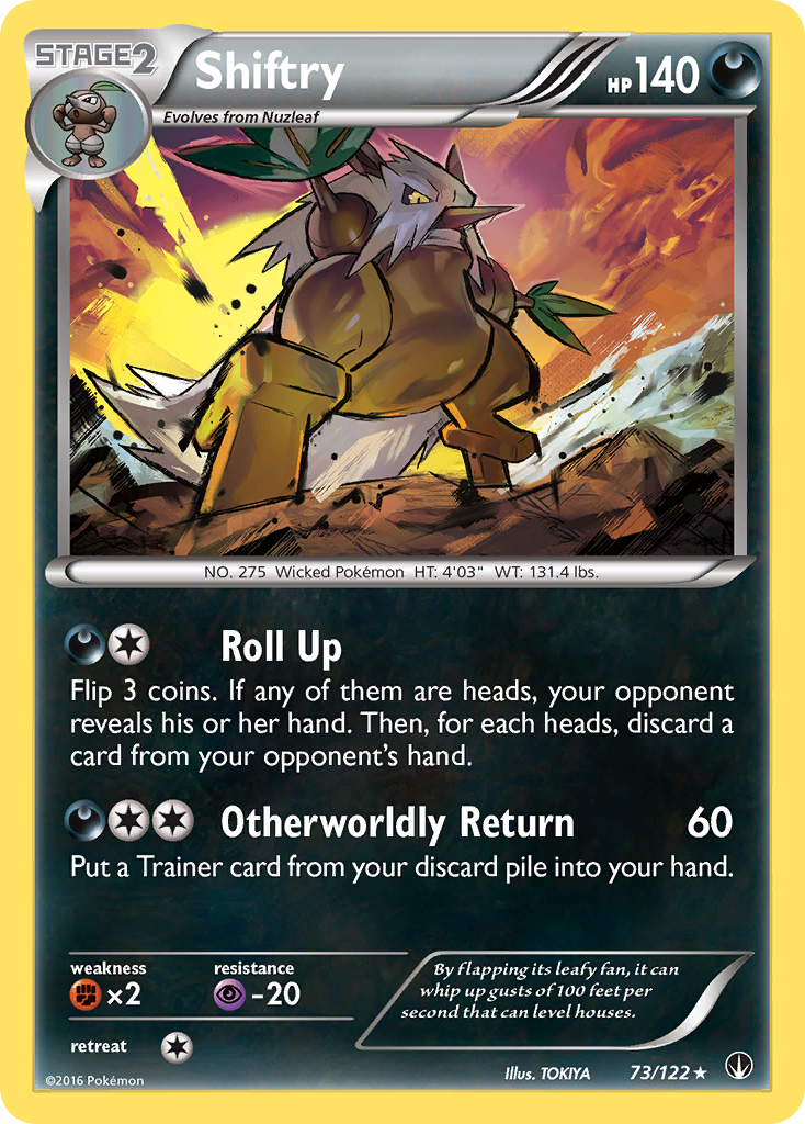 Shiftry (73/122) [XY: BREAKpoint] | Card Citadel