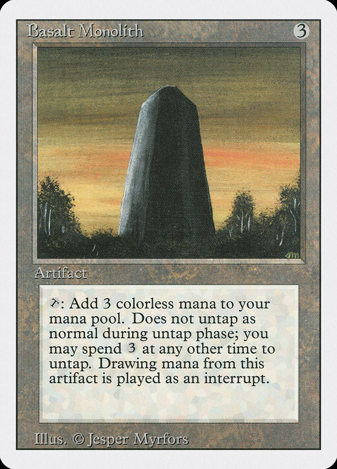 Basalt Monolith [Revised Edition] | Card Citadel