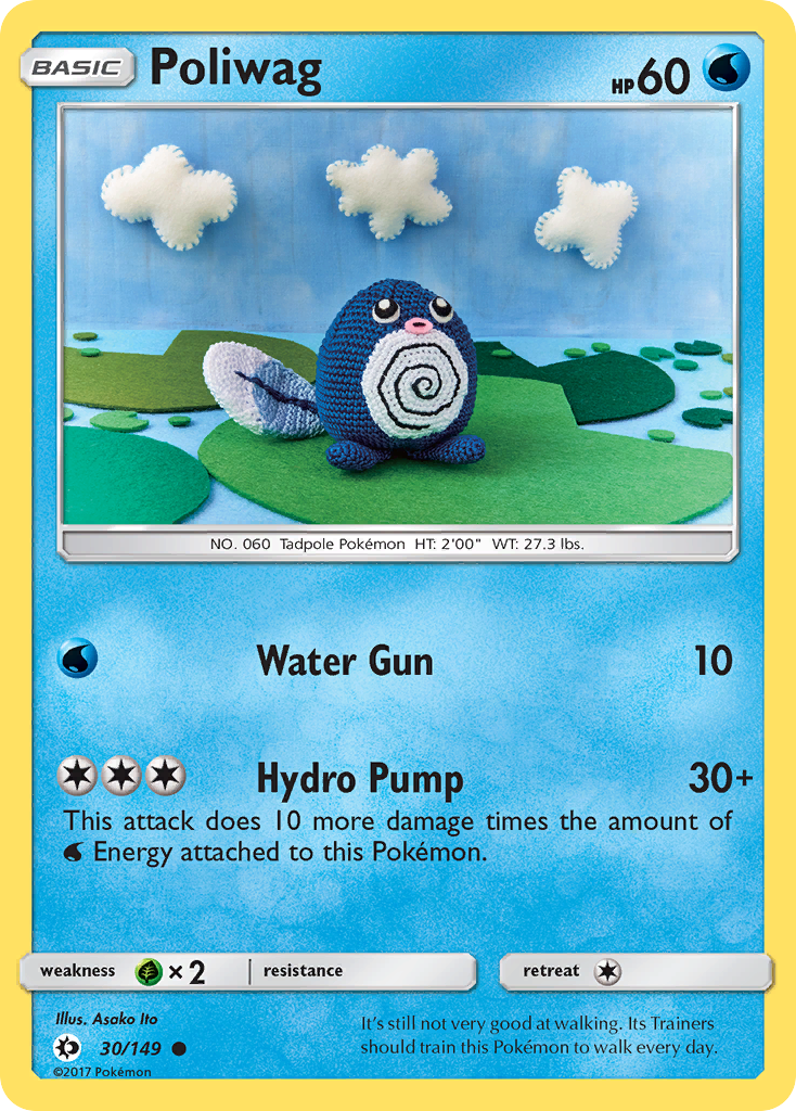 Poliwag (30/149) [Sun & Moon: Base Set] | Card Citadel