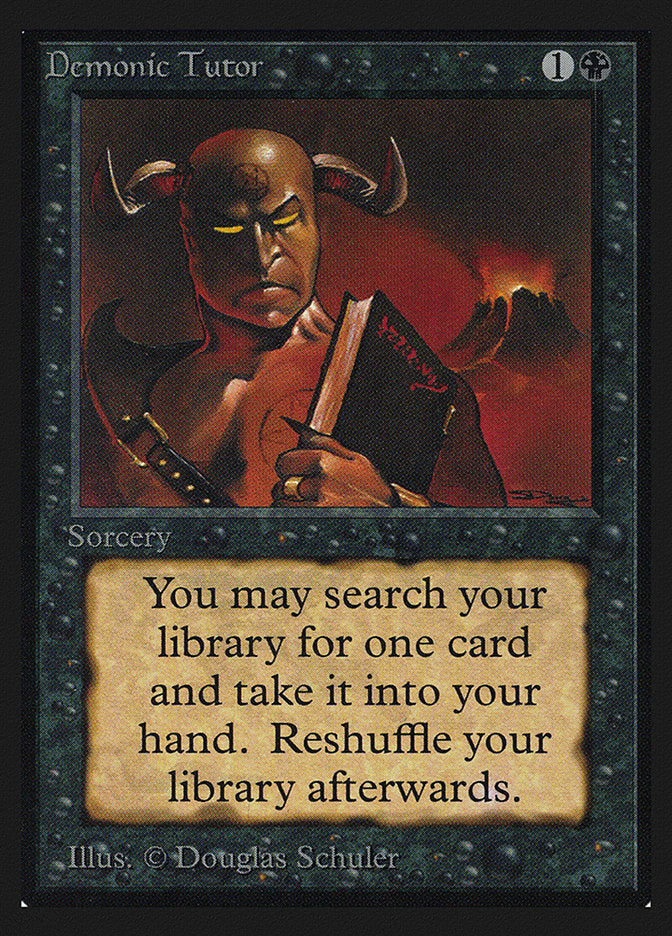 Demonic Tutor (IE) [Intl. Collectors’ Edition] | Card Citadel