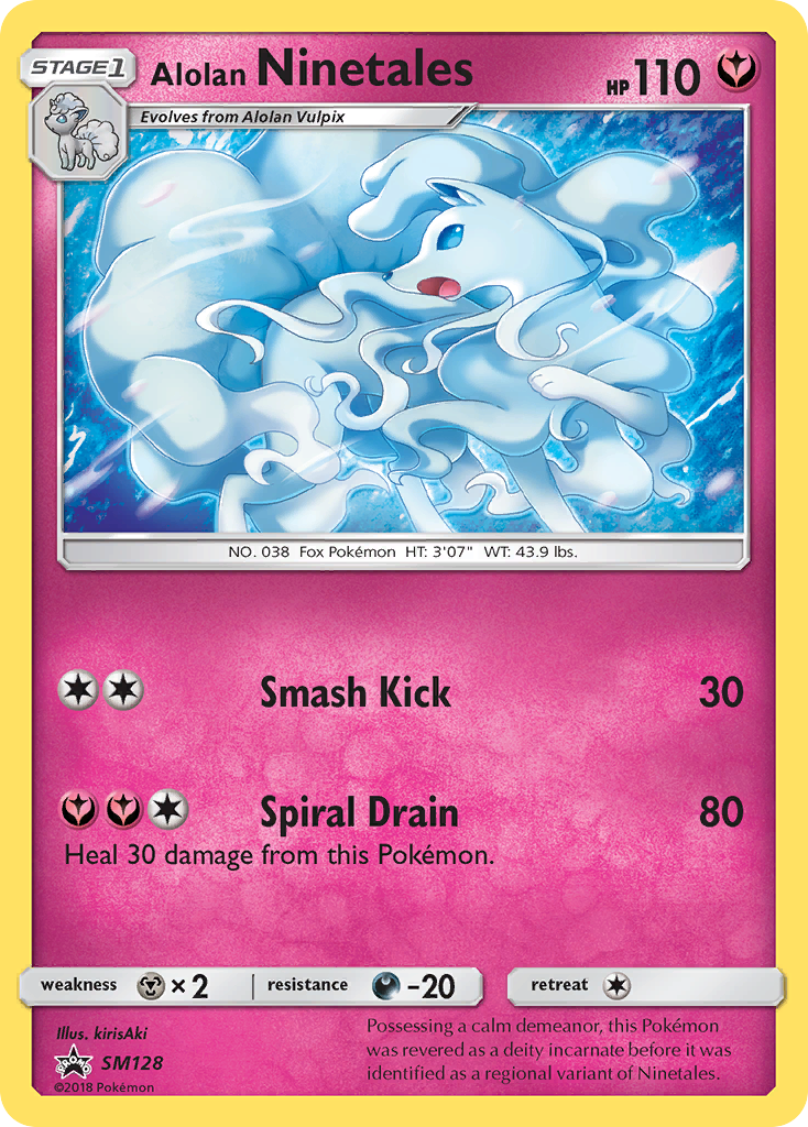 Alolan Ninetales (SM128) [Sun & Moon: Black Star Promos] | Card Citadel