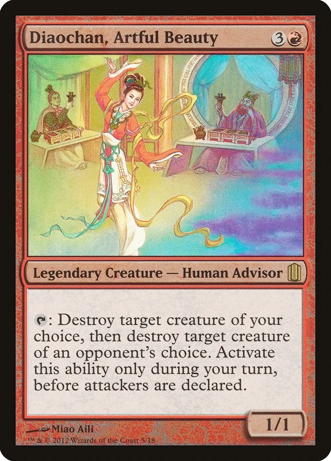 Diaochan, Artful Beauty [Commander's Arsenal] | Card Citadel