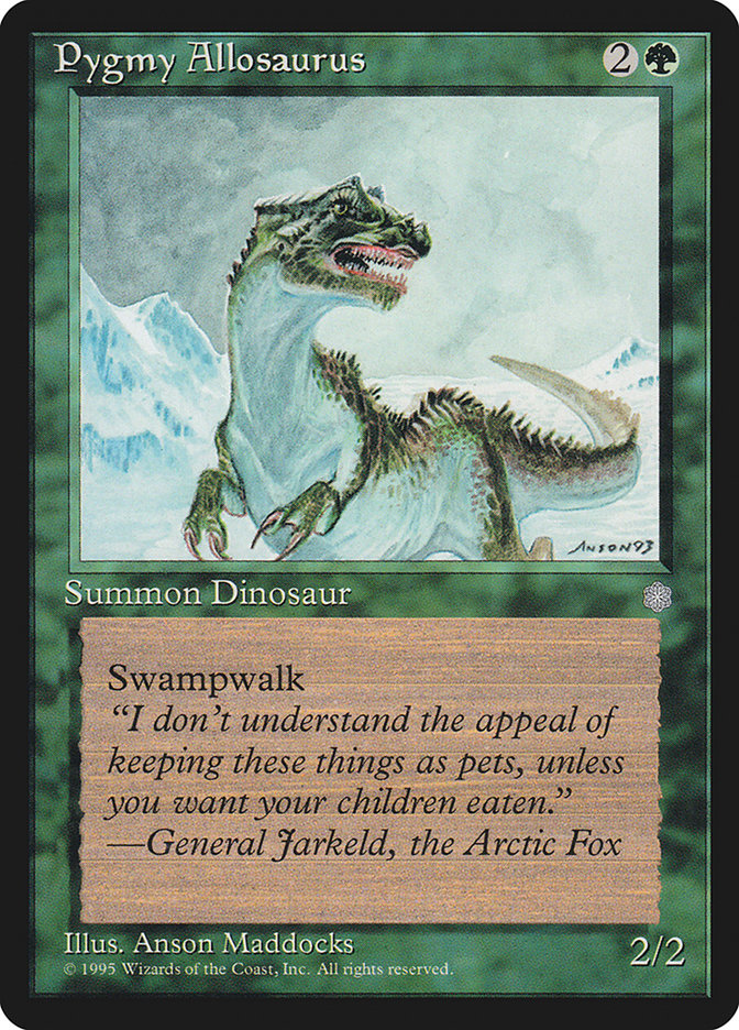 Pygmy Allosaurus [Ice Age] | Card Citadel