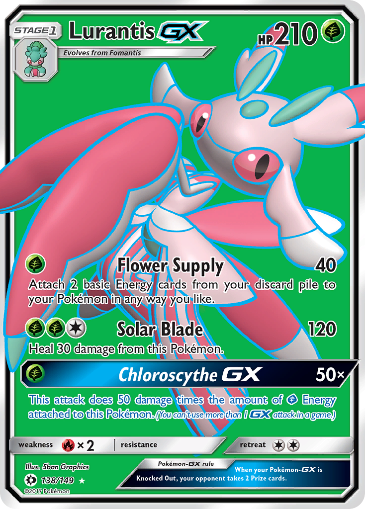 Lurantis GX (138/149) [Sun & Moon: Base Set] | Card Citadel