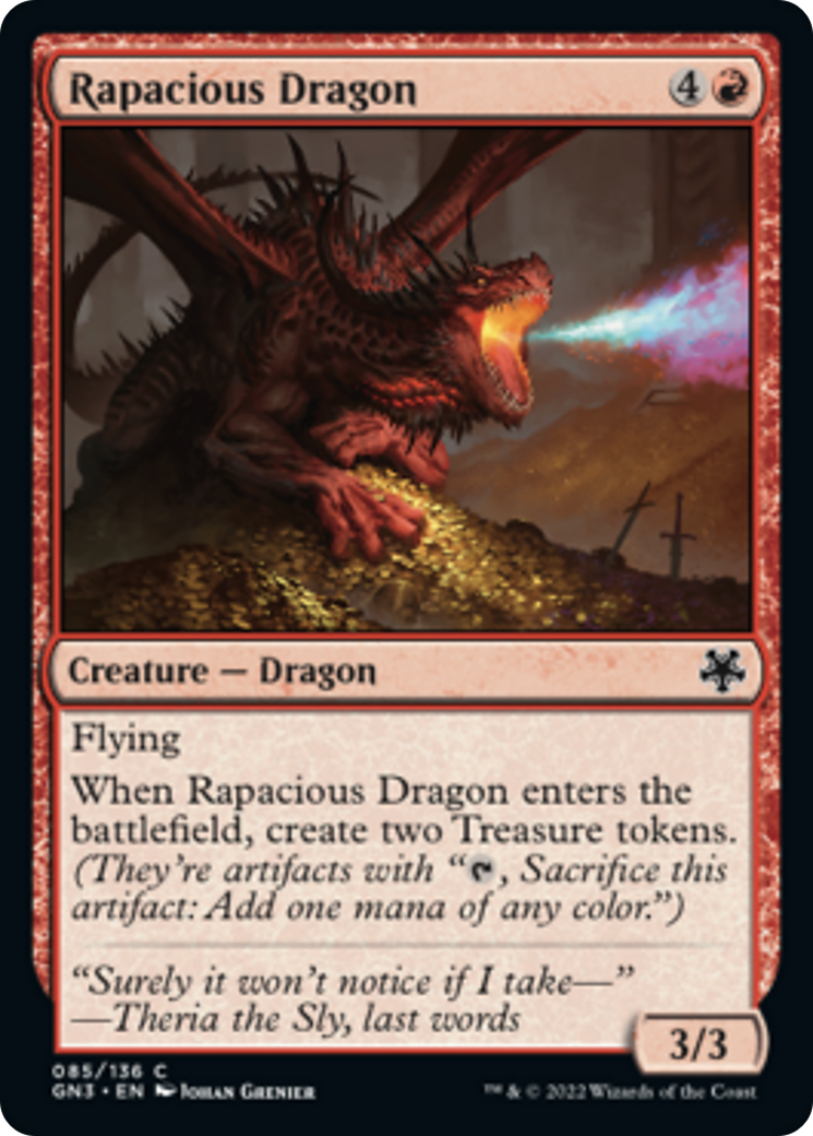 Rapacious Dragon [Game Night: Free-for-All] | Card Citadel