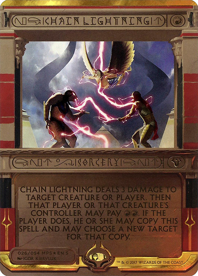 Chain Lightning [Amonkhet Invocations] | Card Citadel