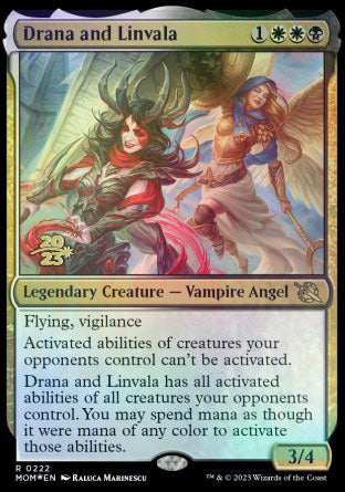 Drana and Linvala [March of the Machine Prerelease Promos] | Card Citadel