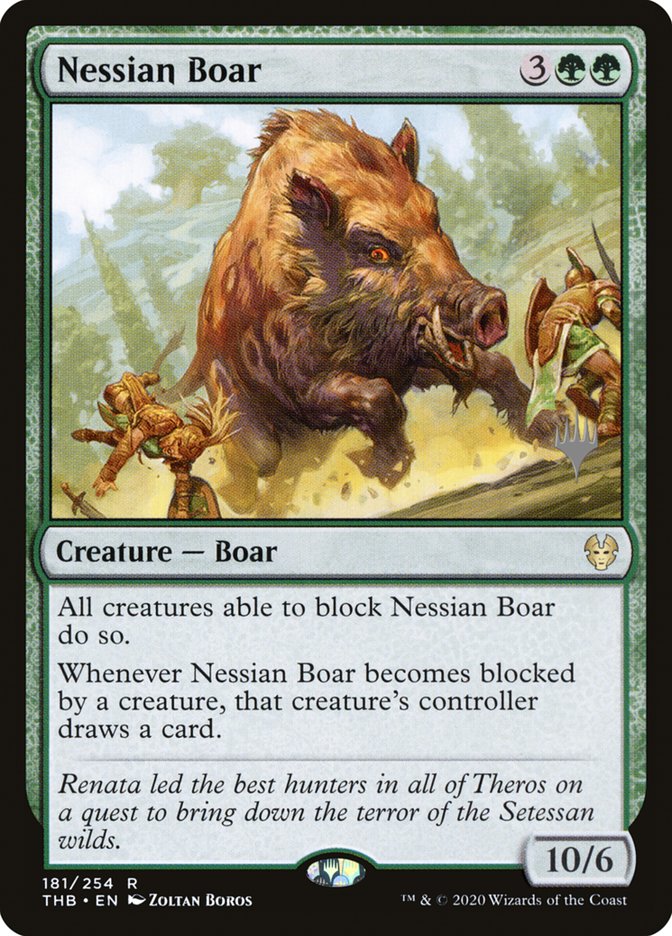 Nessian Boar (Promo Pack) [Theros Beyond Death Promos] | Card Citadel