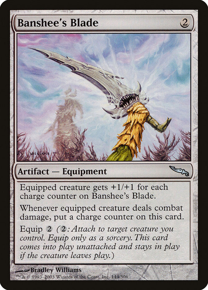 Banshee's Blade [Mirrodin] | Card Citadel