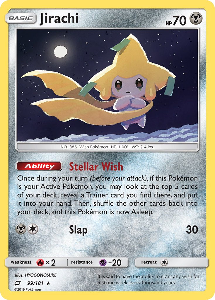 Jirachi (99/181) (Theme Deck Exclusive) [Sun & Moon: Team Up] | Card Citadel