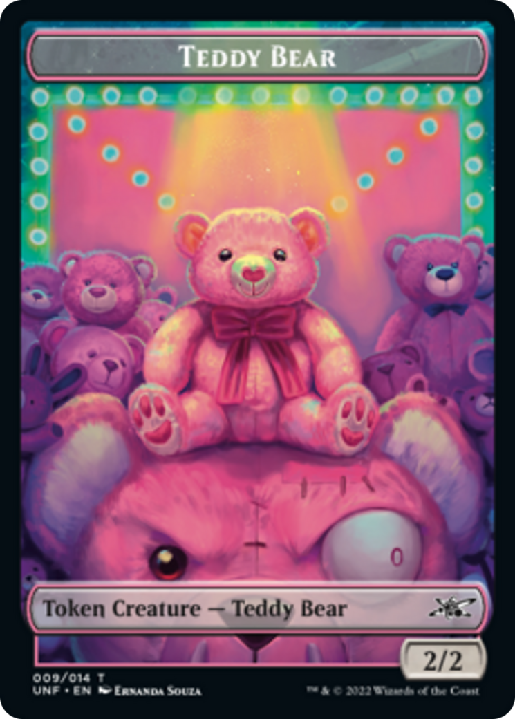 Teddy Bear // Food (011) Double-sided Token [Unfinity Tokens] | Card Citadel