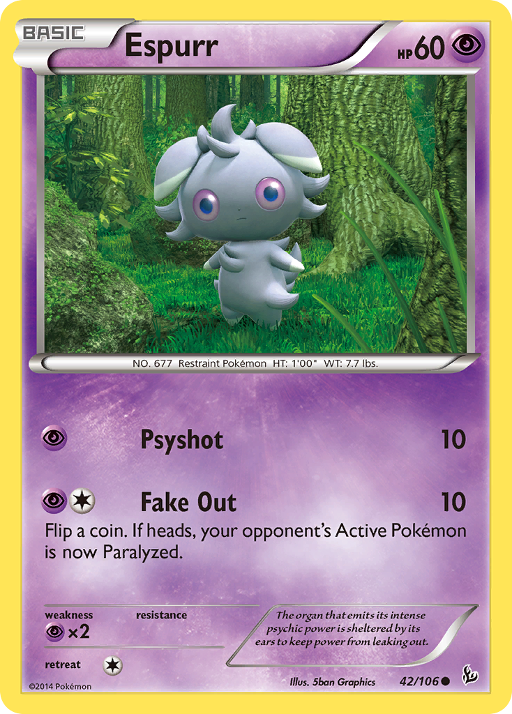 Espurr (42/106) [XY: Flashfire] | Card Citadel