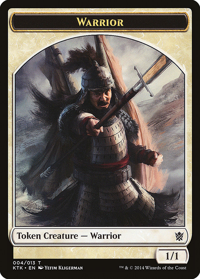 Warrior (004/013) [Khans of Tarkir Tokens] | Card Citadel