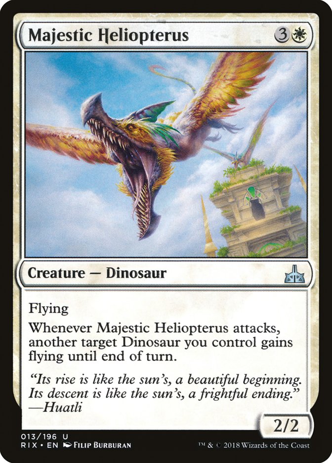 Majestic Heliopterus [Rivals of Ixalan] | Card Citadel