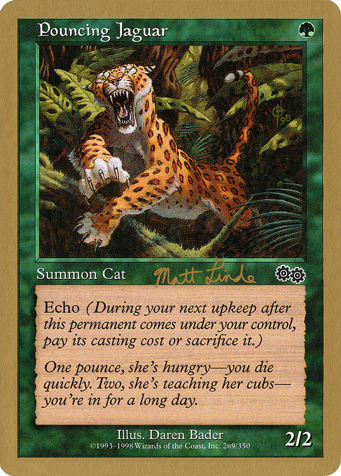 Pouncing Jaguar (Matt Linde) [World Championship Decks 1999] | Card Citadel