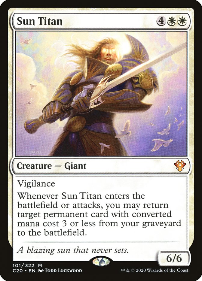 Sun Titan [Commander 2020] | Card Citadel