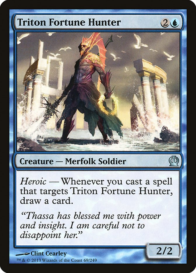 Triton Fortune Hunter [Theros] | Card Citadel