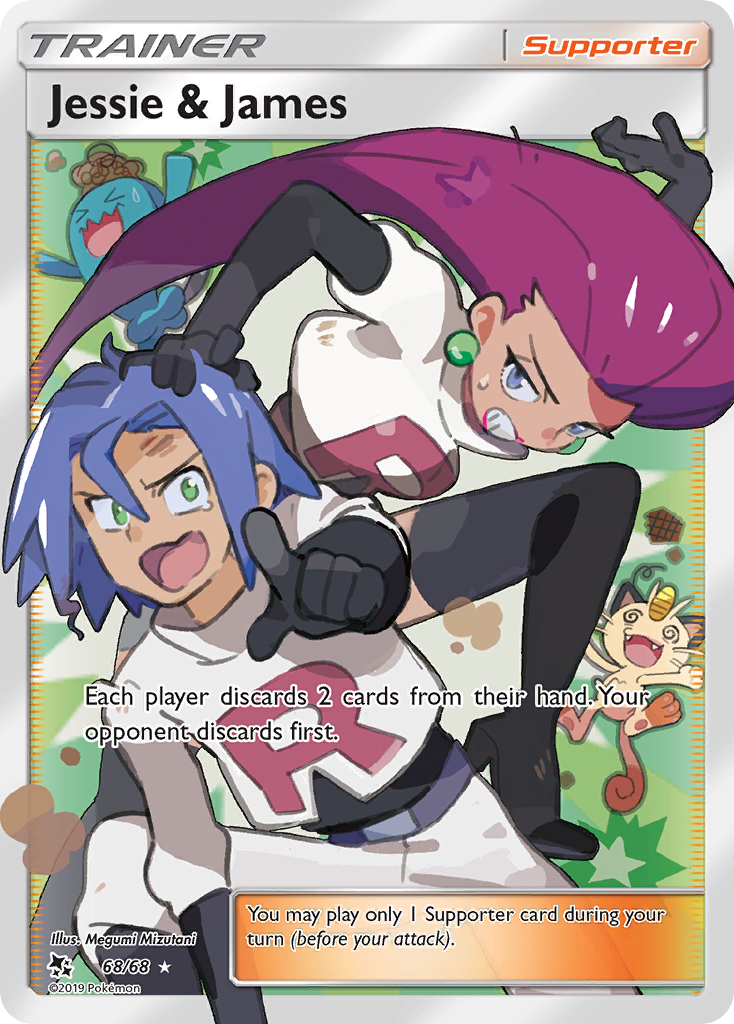 Jessie & James (68/68) [Sun & Moon: Hidden Fates] | Card Citadel