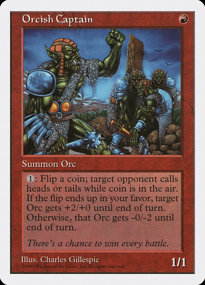 Orcish Captain [Fifth Edition] | Card Citadel