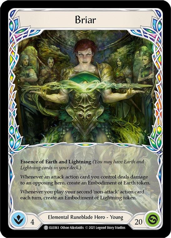 Briar, Warden of Thorns // Briar [ELE062 // ELE063] (Tales of Aria Unlimited) | Card Citadel