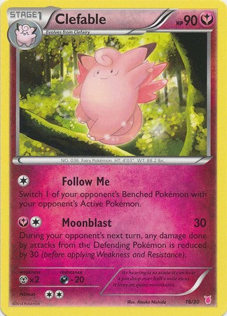 Clefable (16/30) [XY: Trainer Kit 1 - Wigglytuff] | Card Citadel