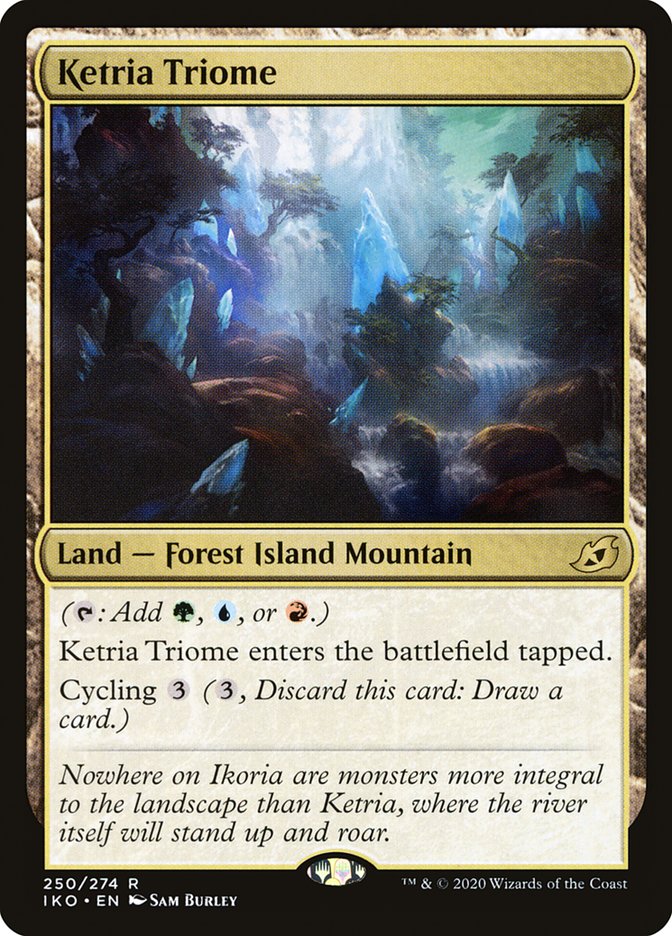 Ketria Triome [Ikoria: Lair of Behemoths] | Card Citadel