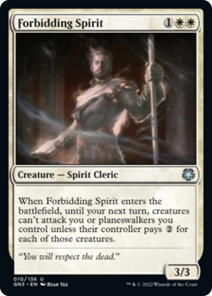 Forbidding Spirit [Game Night: Free-for-All] | Card Citadel
