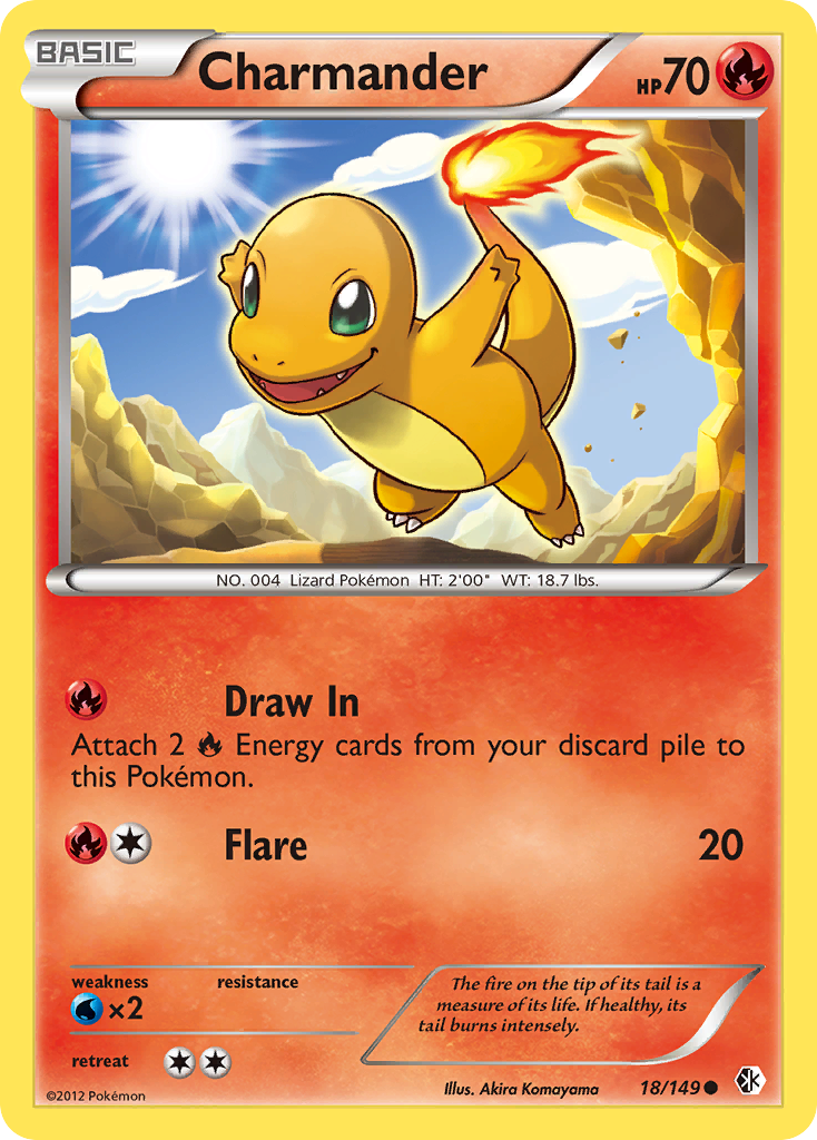 Charmander (18/149) [Black & White: Boundaries Crossed] | Card Citadel