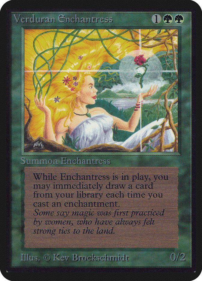 Verduran Enchantress [Limited Edition Alpha] | Card Citadel