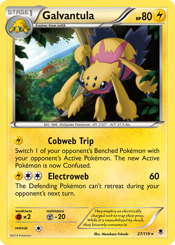 Galvantula (27/119) [XY: Phantom Forces] | Card Citadel