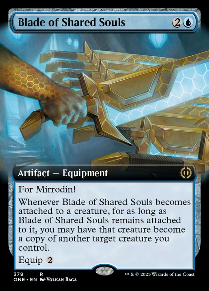 Blade of Shared Souls (Extended Art) [Phyrexia: All Will Be One] | Card Citadel