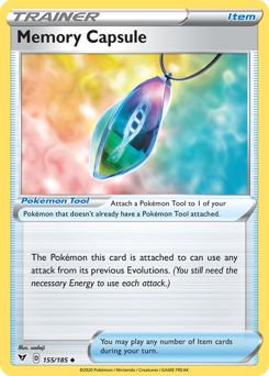Memory Capsule (155/185) [Sword & Shield: Vivid Voltage] | Card Citadel
