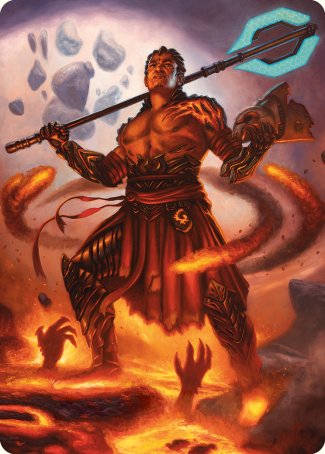 Koth, Fire of Resistance Art Card [Phyrexia: All Will Be One Art Series] | Card Citadel