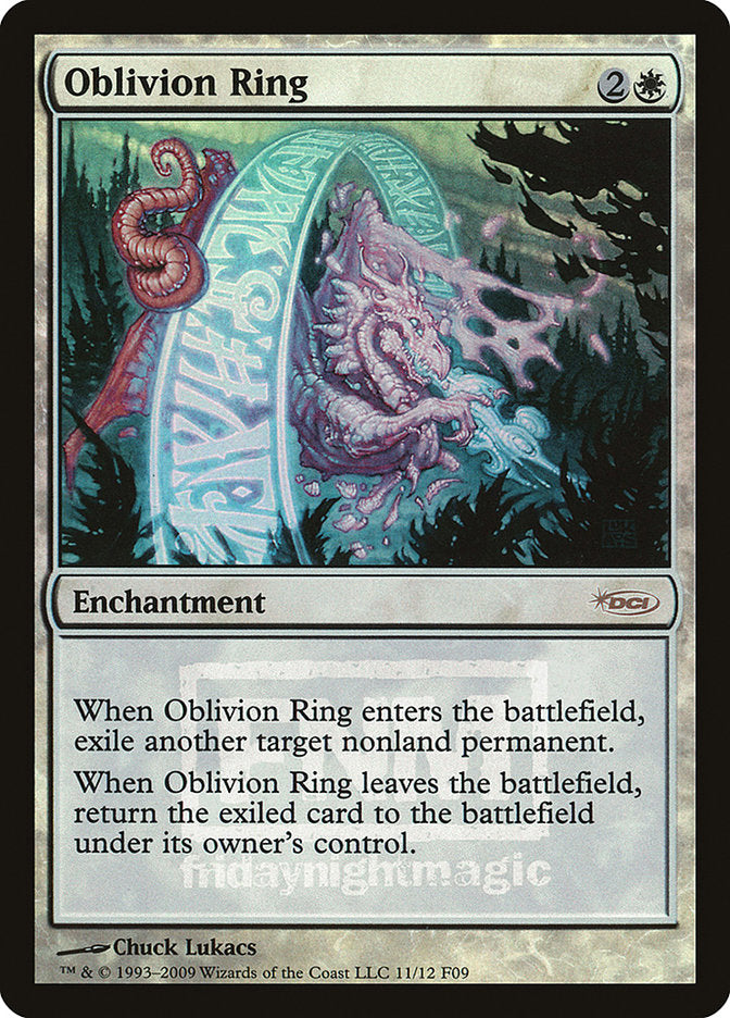 Oblivion Ring [Friday Night Magic 2009] | Card Citadel